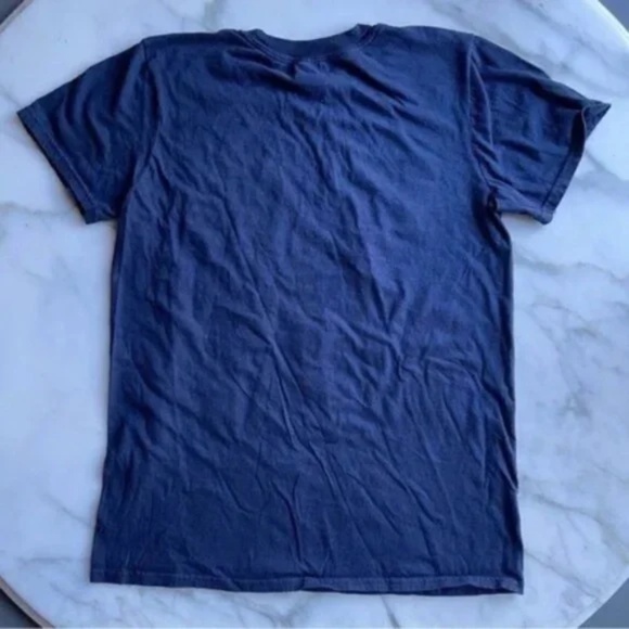 Game Day Leopard Print Navy Blue Graphic Tee - Picture 4 of 6